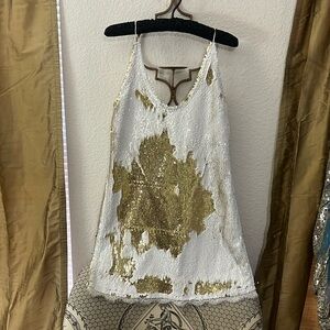 Free People Flip Sequin Tunic